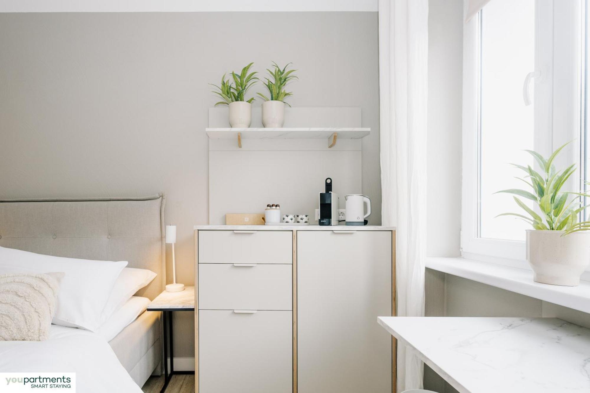 Youpartments - Zentrale Micro Apartments Kaiserslautern Oda fotoğraf